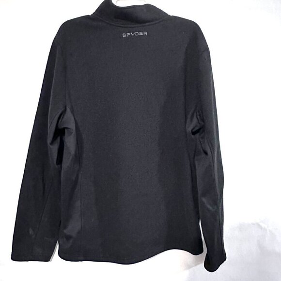 SPYDER Long Sleeve Zip Up Zipper Black Pullover Size XL Extra Large - Picture 7 of 7